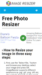 Mobile Screenshot of imageresizer.net